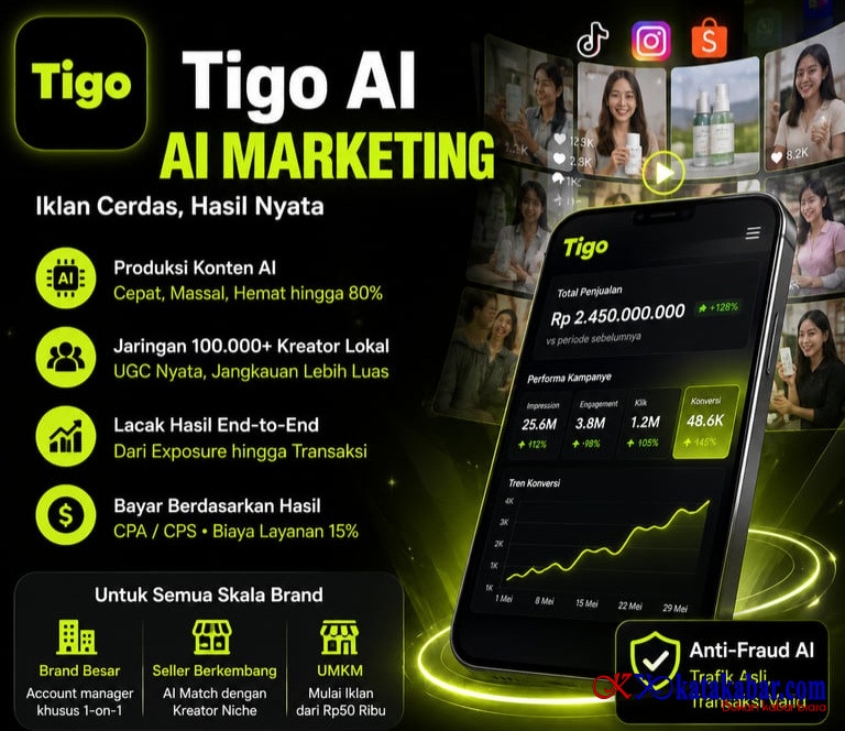 Iklan E-Commerce Indonesia Boros Tidak Konversi? Tigo AI Gerakkan Jutaan Kreator Biasa Setiap Rupiah Anggaran Tampak Hasil