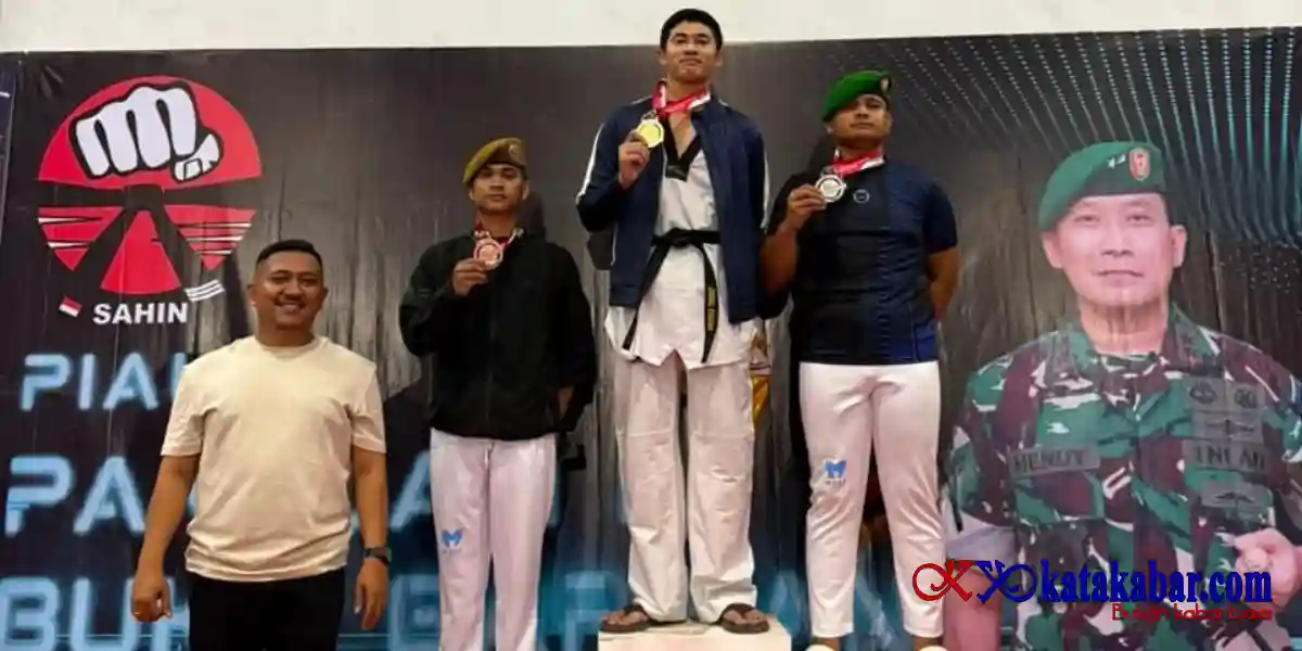 Personel SPN Polda Sumut Raih Juara I Taekwondo Piala Pangdam I Bukit Barisan