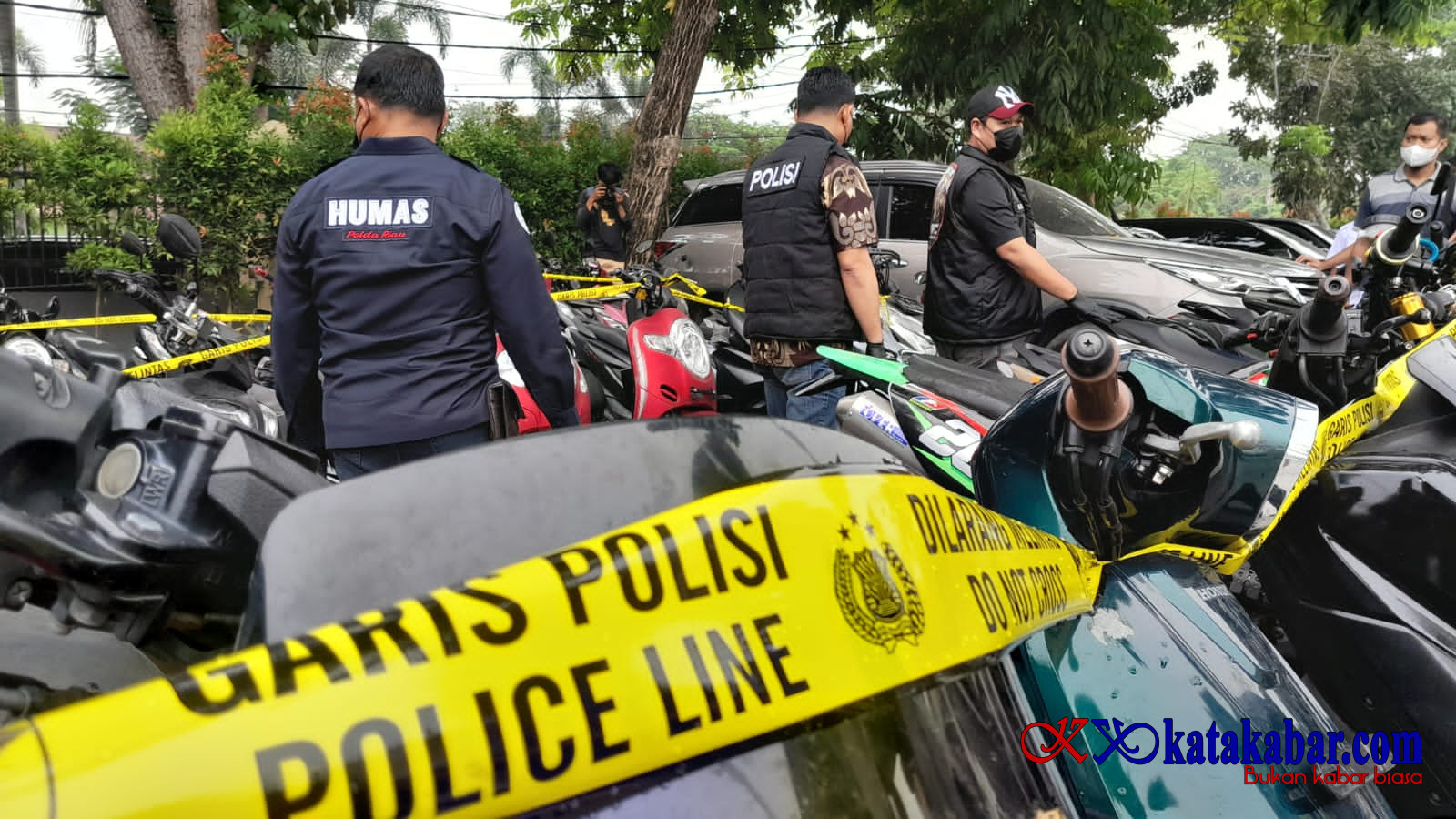 Total 44 Motor Hasil Curanmor Disita Polda Riau, Pelaku hingga Penadah Diringkus