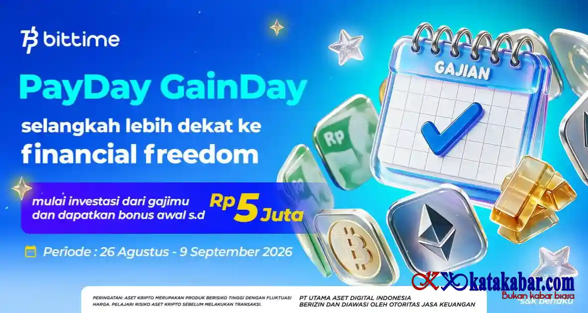 Bittime Dorong Kebiasaan Investasi di Hari Gajian Lewat PayDay GainDay