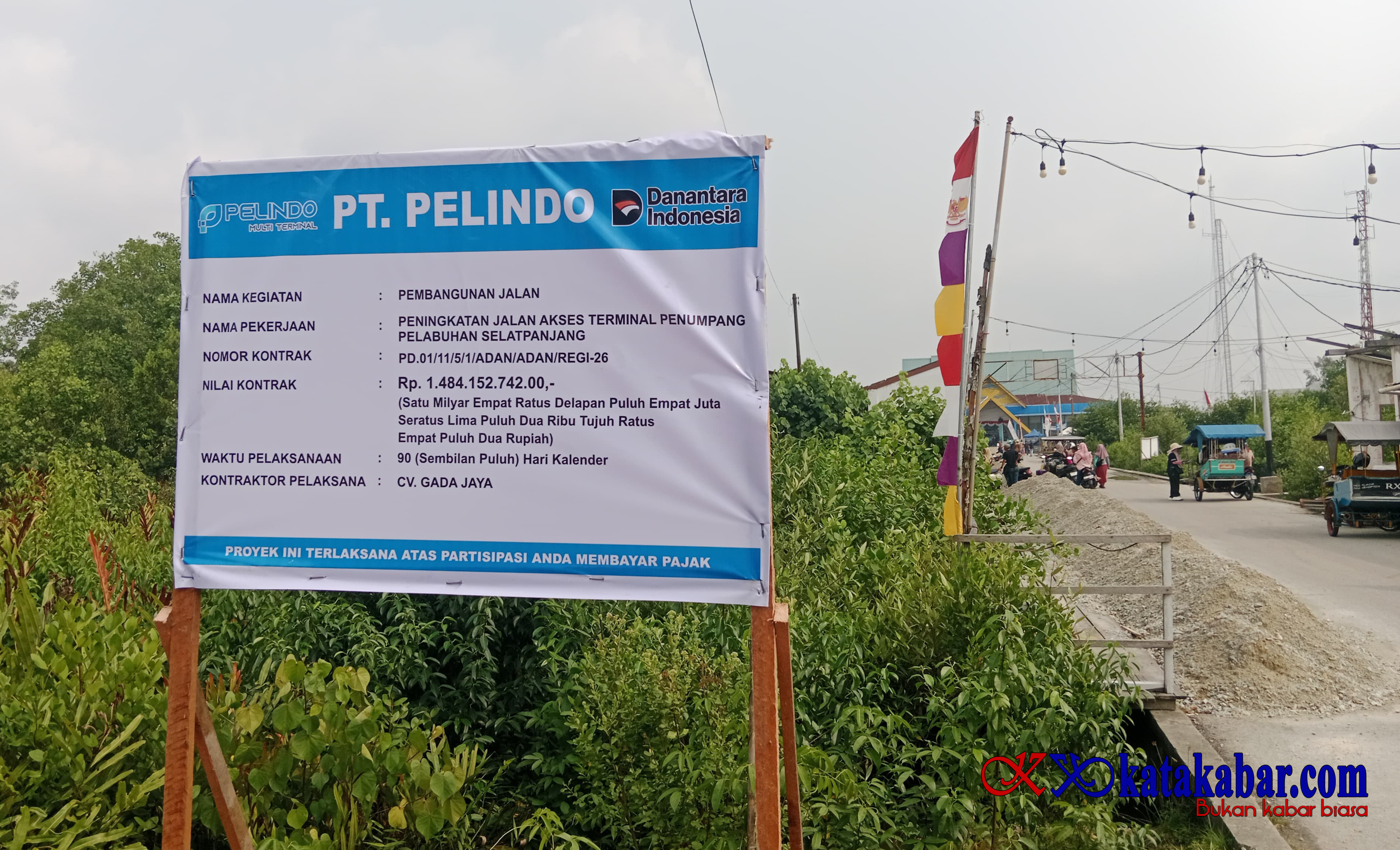 Pelindo Investasi Tingkatkan Akses Terminal Tanjung Harapan, Jalan 169,5 Meter Ditambah Elevasi