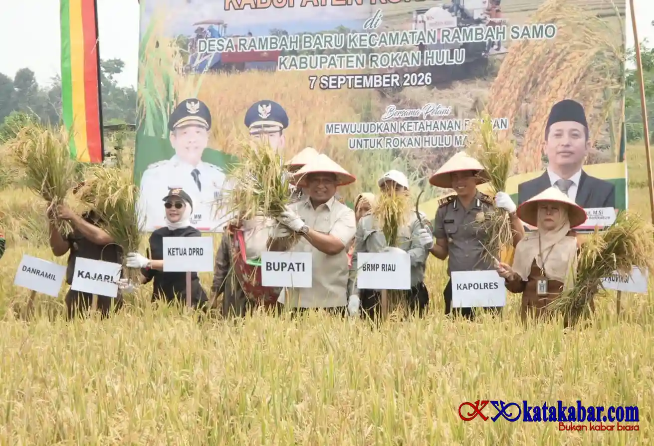 Di Antara Jejak Kepemimpinan Anton dan Poti Kokohkan Ketahanan Pangan Rokan Hulu