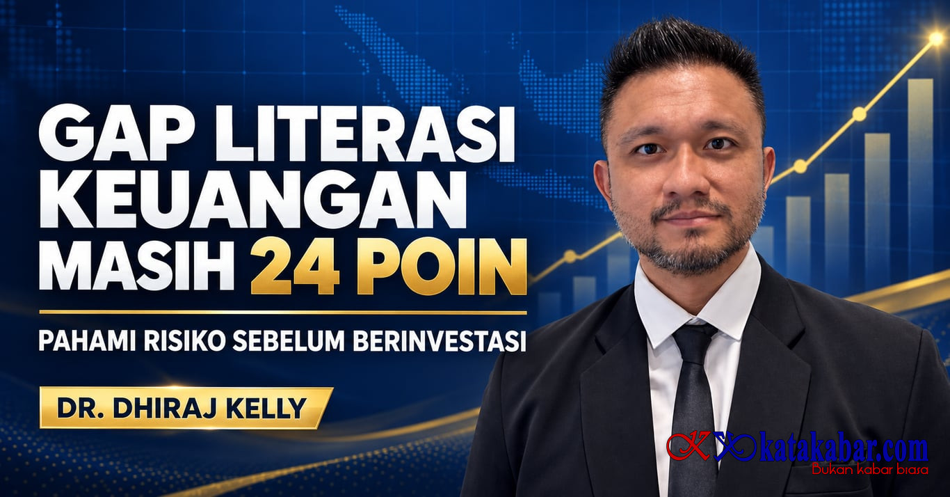 Gap Literasi Keuangan Masih 24 Poin, Dhiraj Kelly Dorong Masyarakat Pahami Risiko Sebelum Berinvestasi
