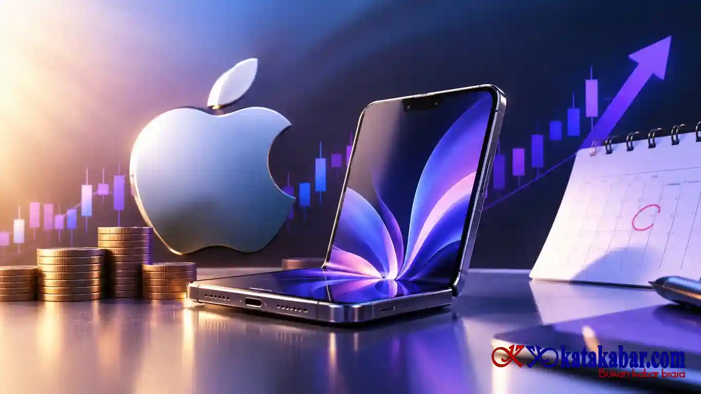 Saham Apple Bersiap Hadapi Kejutan September, iPhone Lipat Jadi Katalis Baru