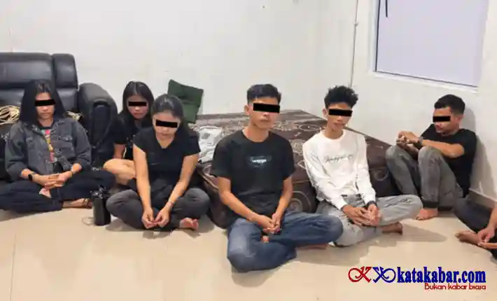 Giat Ops KRYD Sasar THM: Polsek Mandau dan BKO Polres Bengkalis Jaring 7 Orang di East Karouke