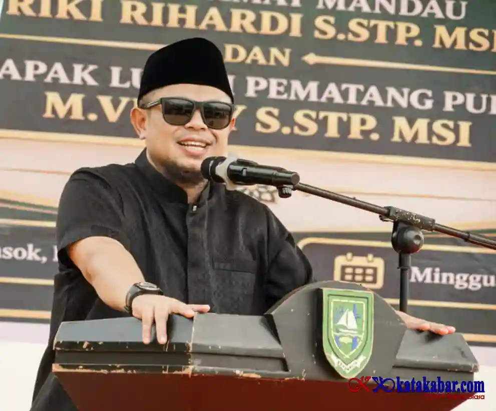 Resmikan TMM Pematang Pudu, Ini Harapan Camat Mandau