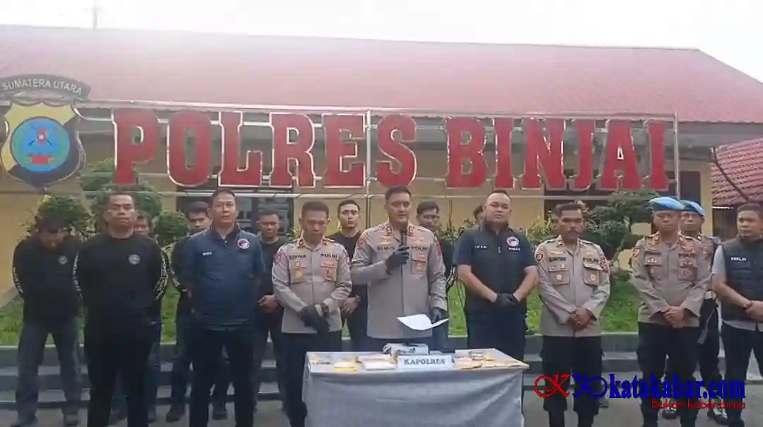 15 Kasus Narkoba Dibongkar, Satresnarkoba Polres Binjai Sita 171,53 Gram Sabu