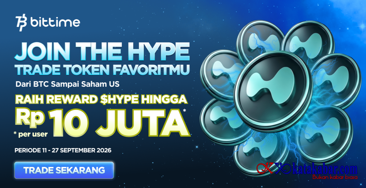 Pasar Crypto Semakin Dinamis, Bittime Hadirkan Program Berhadiah $HYPE hingga Sepuluh Juta Rupiah