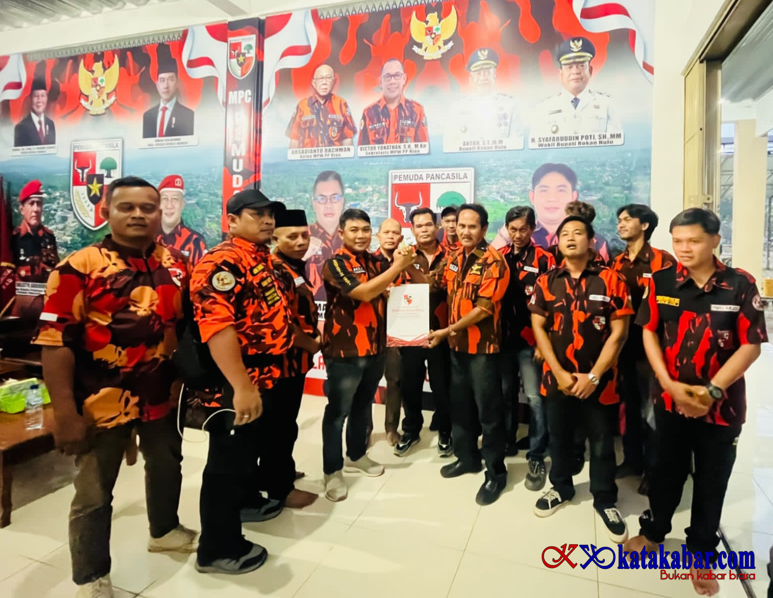 Dibekukan! PAC Pemuda Pancasila Tambusai Utara Punya Karateker Menuju RPP IV