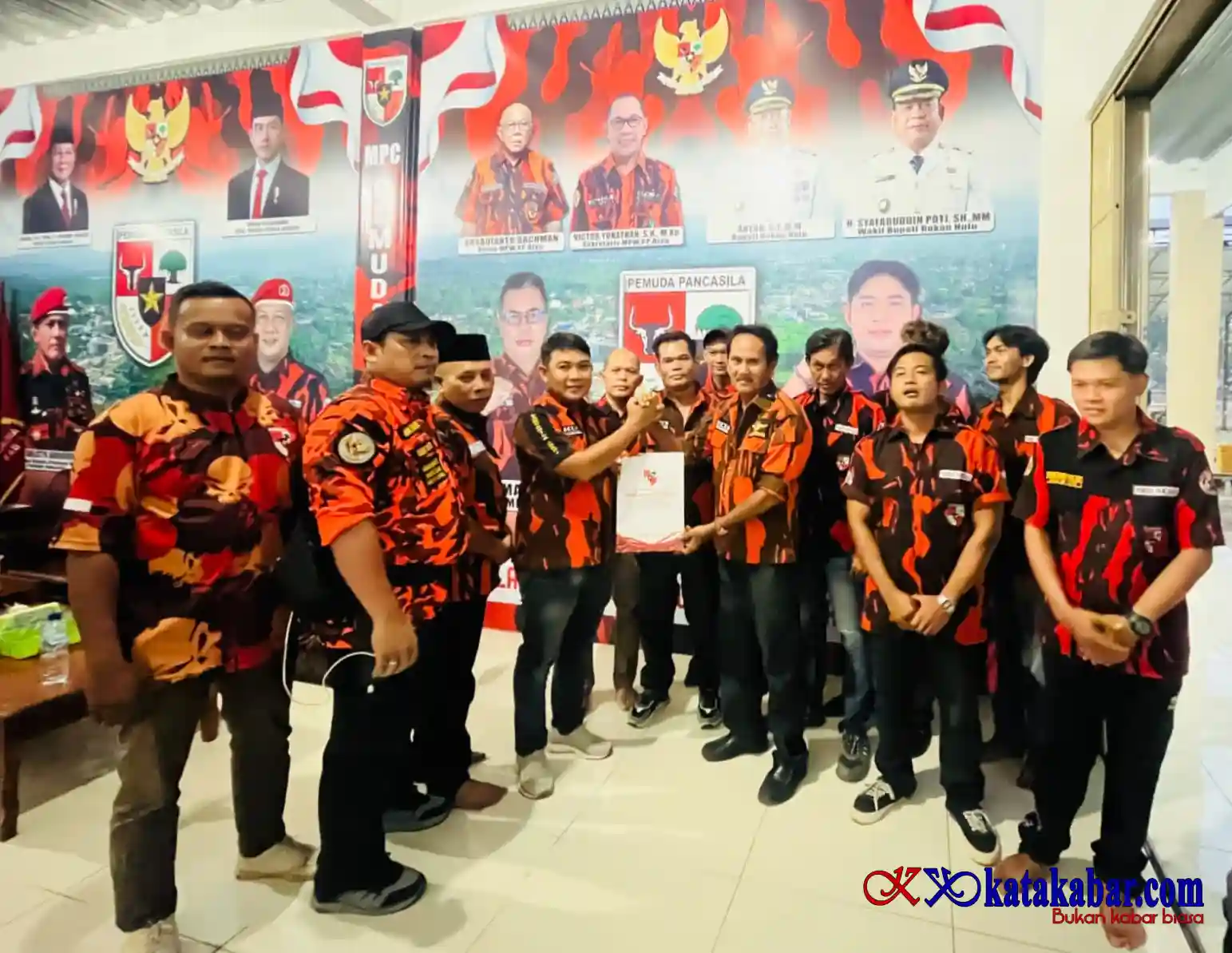 Dibekukan! PAC Pemuda Pancasila Tambusai Utara Punya Karateker Menuju RPP IV