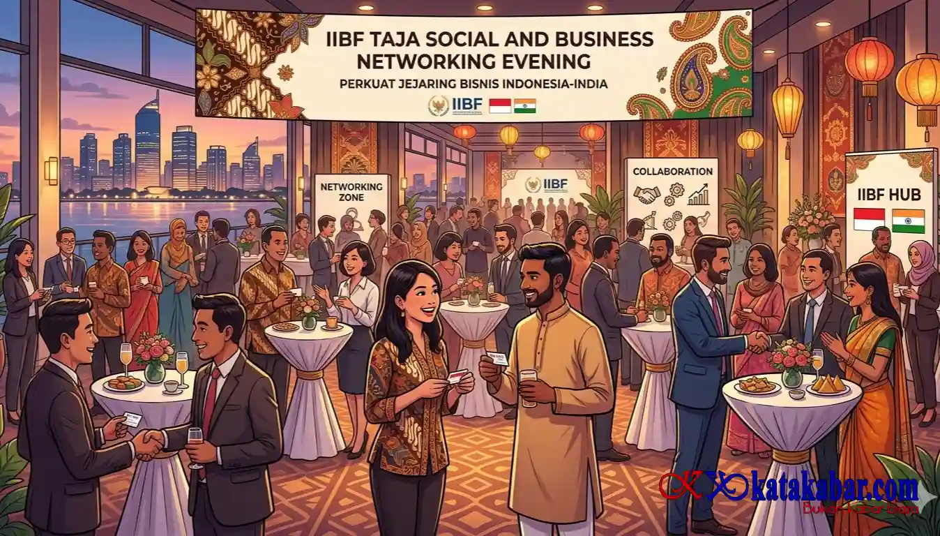 IIBF Taja Social dan Business Networking Evening, Perkuat Jejaring Bisnis Indonesia-India