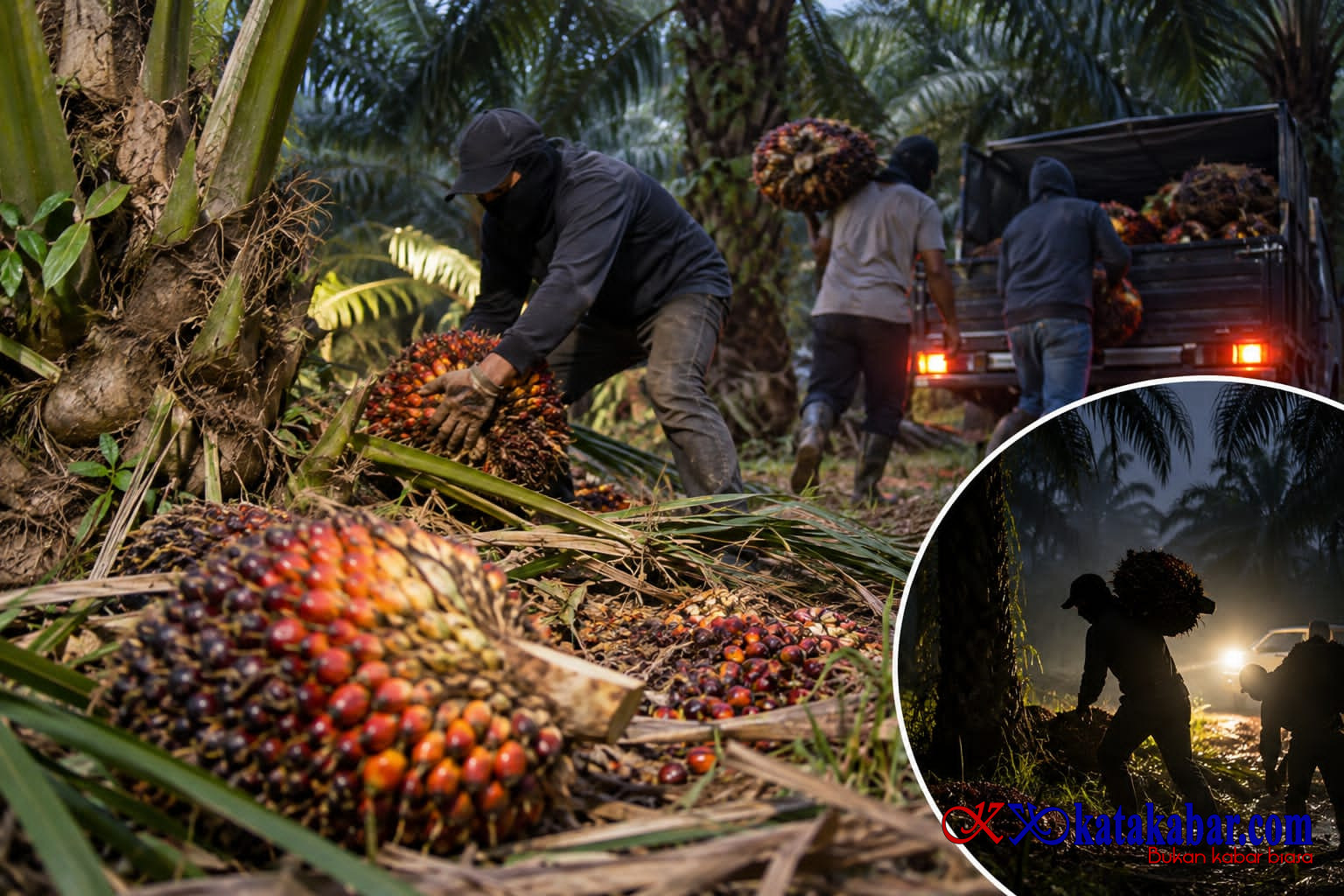 Petani Lubuk Bendahara Gelisah: TBS Sawit 'Dininja' Sebelum Waktu Panen