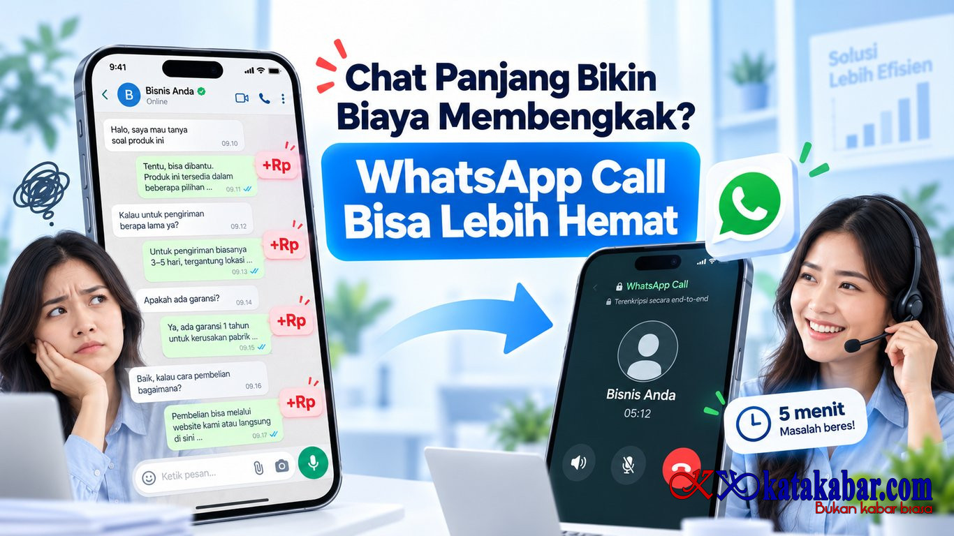 Chat Terlalu Panjang Bikin Boros? Coba WhatsApp Call Agar Biaya Lebih Hemat