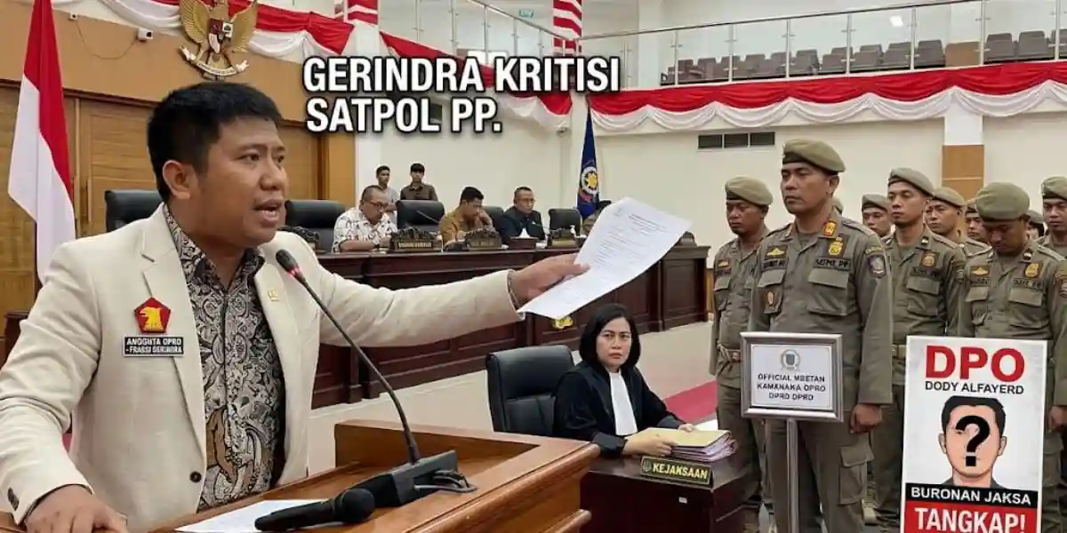 Kinerja Satpol PP Binjai Dikritik Fraksi Gerindra, Ronggur: Fokus Bantu Jaksa Tangkap Dody Alfayed