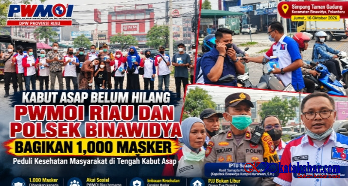 PW MOI Riau Ingatkan Orang Tua Awasi Anak Selama PJJ di Tengah Kabut Asap Ganggu Akitvitas Warga