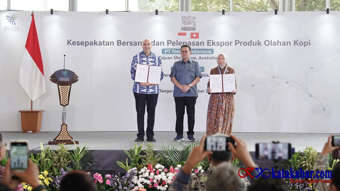 Teken MoU: Kemendag dan Nestlé Indonesia Dorong Ekspor dari Hulu di TEI 2026