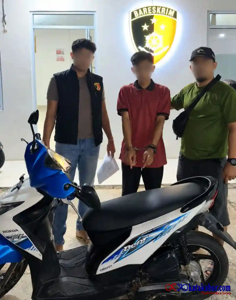 Diduga Penadah Curanmor, Warga Pinggir Masuk Bui Polsek Mandau