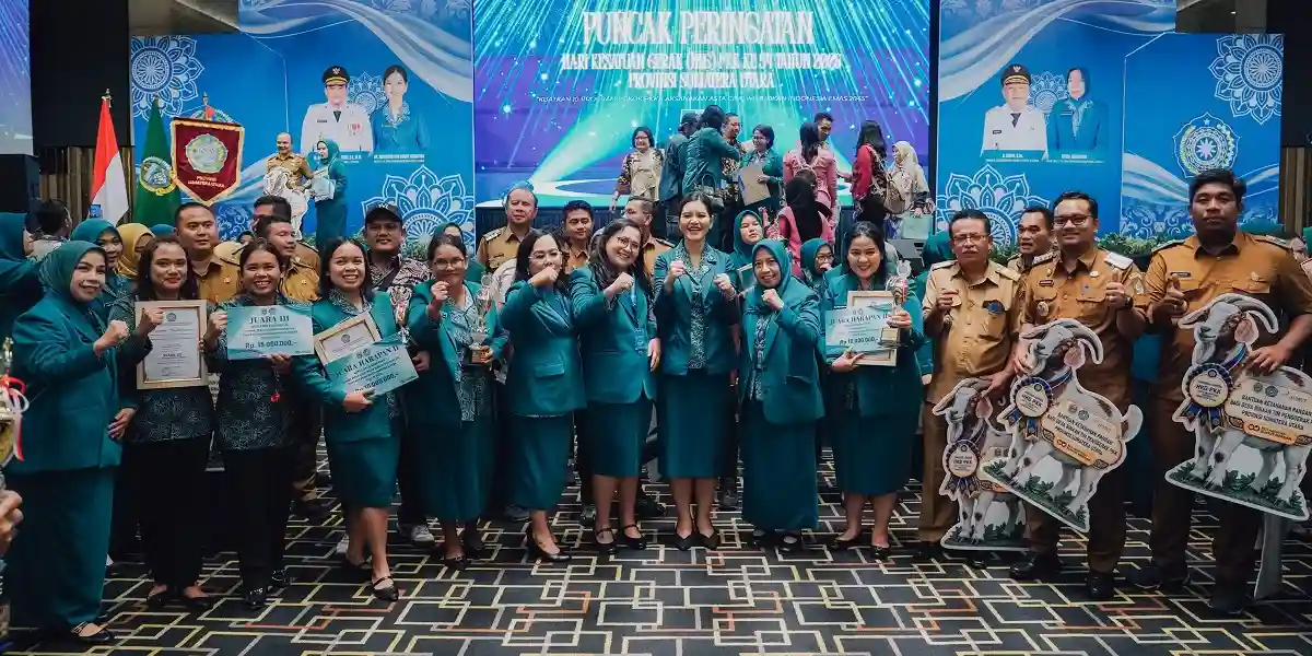 PKK Toba Borong 3 Penghargaan di HKG PKK Sumut, Optimis Raih Target Lebih Tinggi