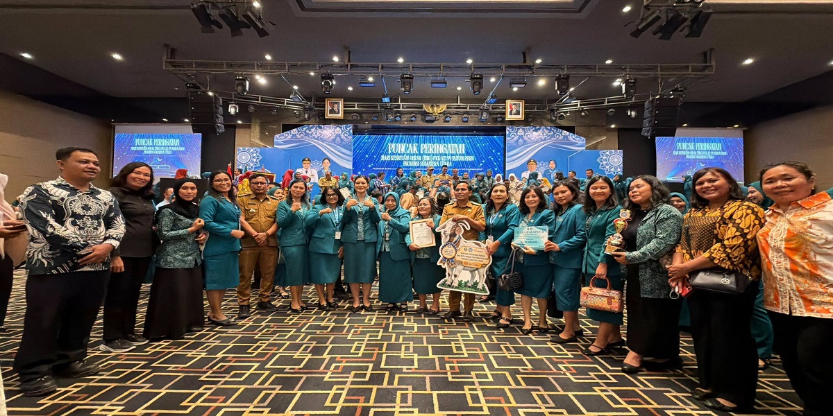 Raih Prestasi, Desa Hariara Pohan Sukses Bawa TP PKK Samosir Juara UP2K Sumatera Utara