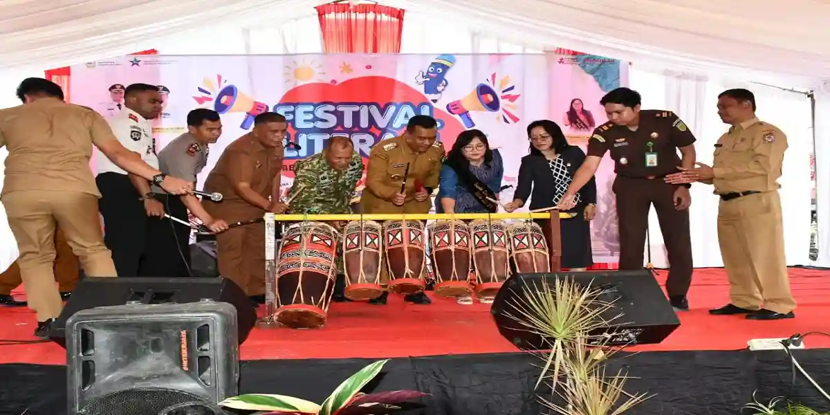 Festival Literasi Toba Dibuka, Bupati Dorong Gerakan hingga Desa
