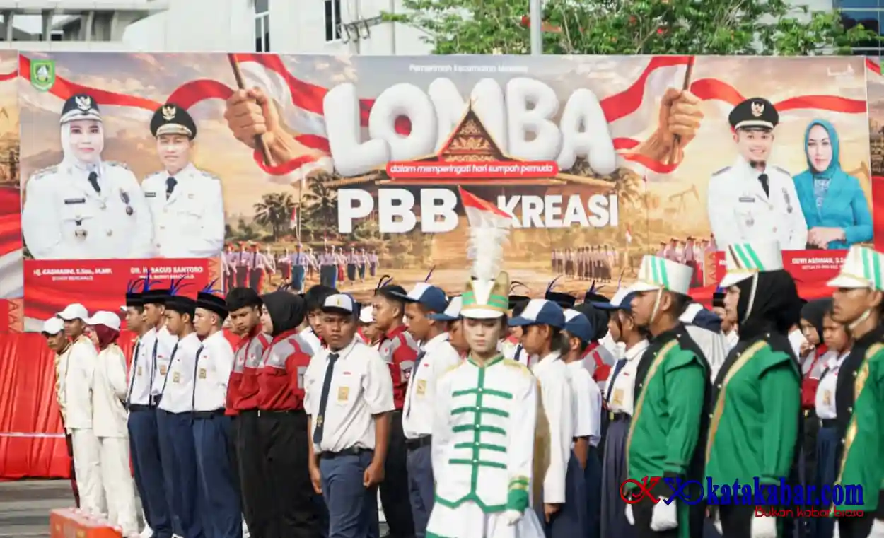 Lomba PBB Kreasi Tingkat Pelajar Rayaķan Sumpah Pemuda 2026 di Kecamatan Mandau