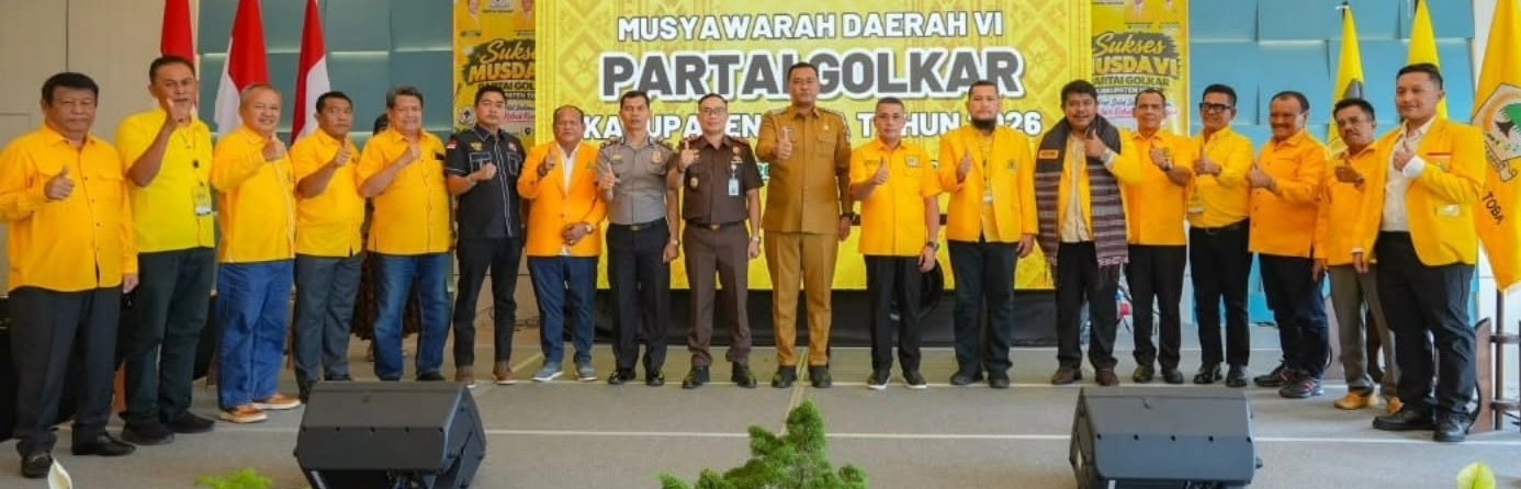 Tomson Manurung Terpilih Aklamasi sebagai Ketua DPD Golkar Toba