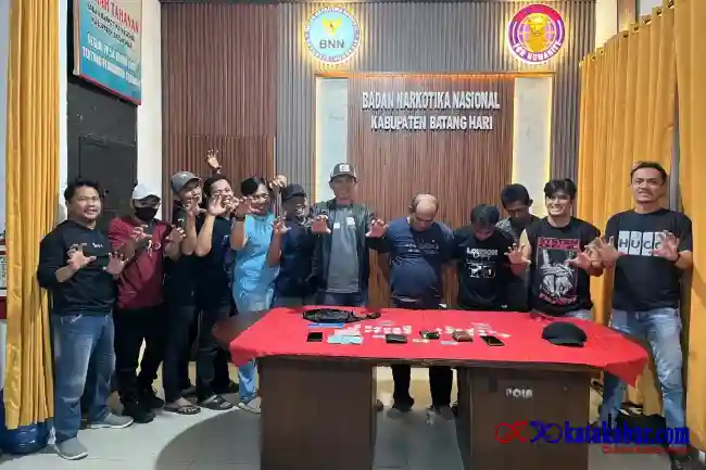 BNNK Batang Hari Ringkus Tiga Bandar Narkoba dalam Operasi Penangkapan Terbaru