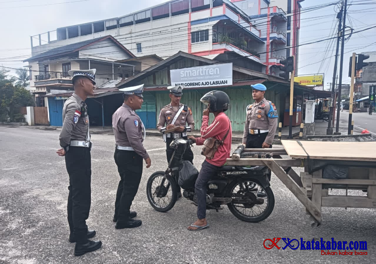 Hasil Operasi Patuh Lancang Kuning 2026 di Kepulauan Meranti, 135 Pengendara Diberi Teguran