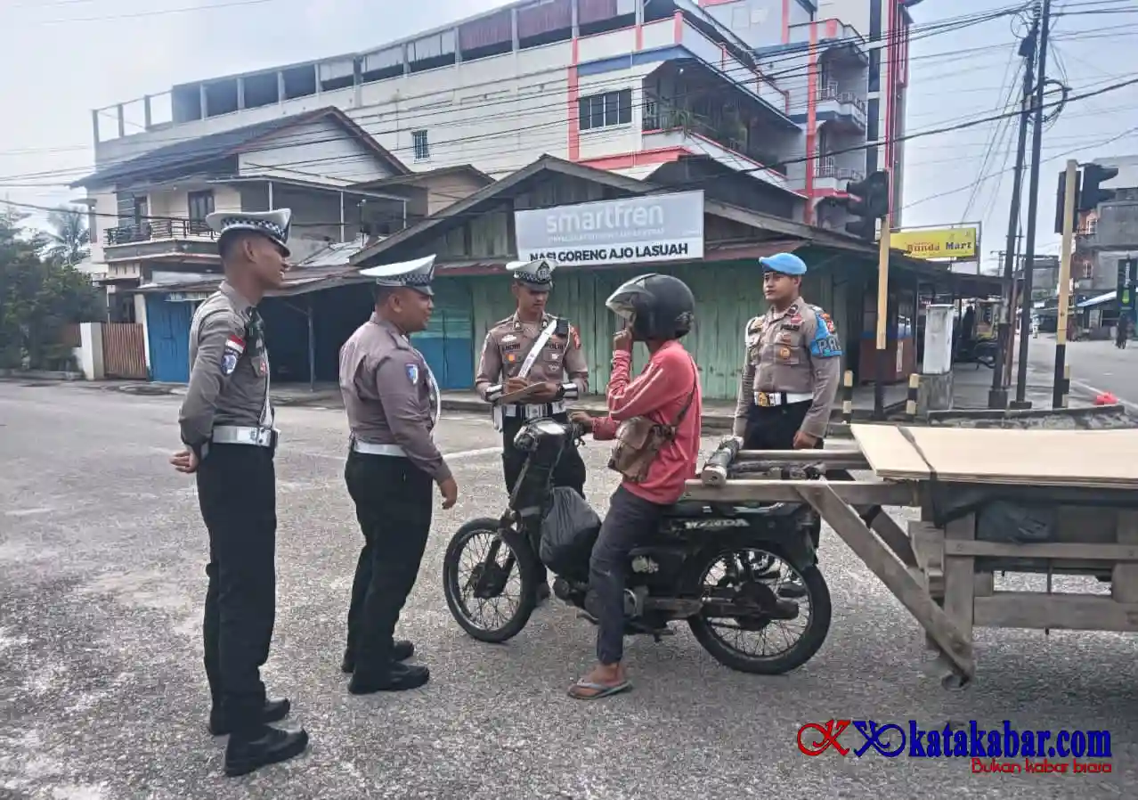 Hasil Operasi Patuh Lancang Kuning 2026 di Kepulauan Meranti, 135 Pengendara Diberi Teguran