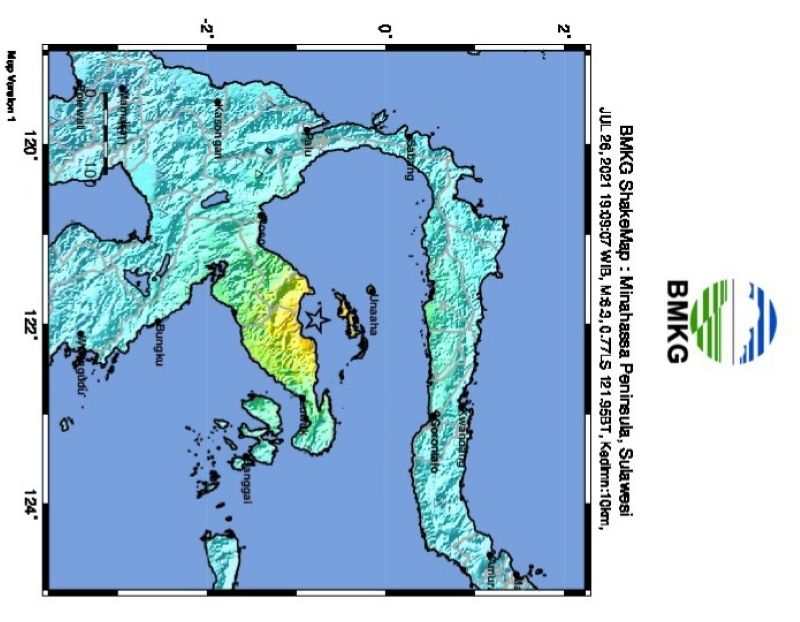 Gempa Bumi Tektonik M6,5 Tojo Una Una Tak Berpotensi Tsunami