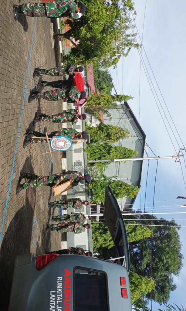 Prajurit Satlinlamil 3 Makassar Taja Latihan Kemampuan Pangkalan