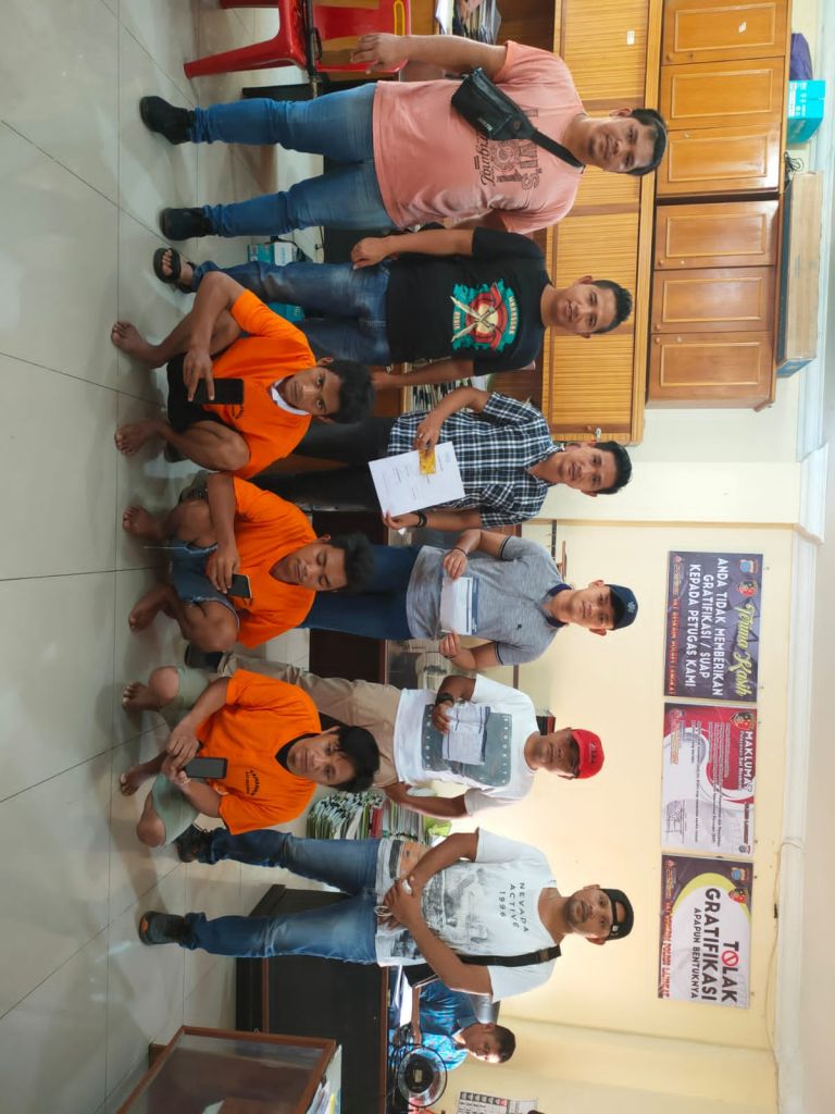 Polres Langkat Amankan Tiga Pepaku Penipuan  Online