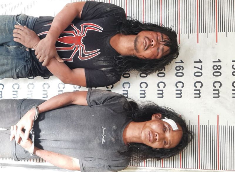 Nasib 2 Pencuri Lembu ! Wajah Bonyok Kreta Hancur, Untung Gak Dibakar